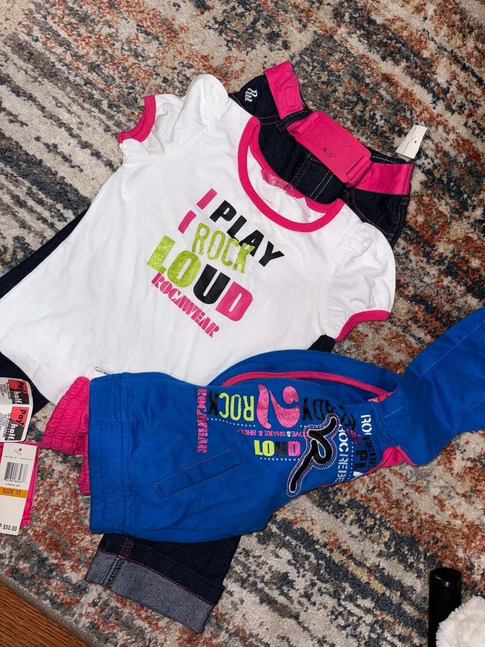 Rocawear 3 Piece Set Size 3T Multi-Color Cotton
